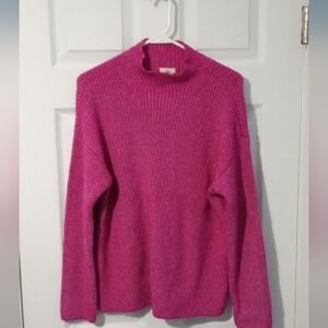 St. John's Bay Vibrant Pink Turtleneck Sweater